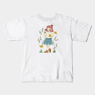 Boba milk tea_01 Kids T-Shirt